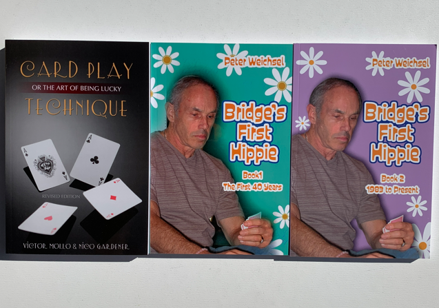 Bridge's First Hippie - Book 1 & Book 2  by Peter Weichsel - Bundle Free copy of Card Play Technique or the art of being lucky